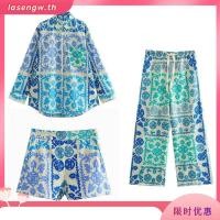 ราคา ขายส่ง เสื้อเชิ้ตแขนยาว พิมพ์ลาย Poplin 9409 (26571131515)