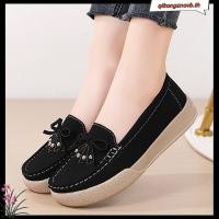 ราคา รองเท้าโลฟเฟอร์ หนังวัวแท้ สไตล์เกาหลี สําหรับผู้หญิง รองเท้าลําลอง ส้นแบน ระบายอากาศ กันลื่น รองเท้าคัทชู พื้นนิ่ม ใส่สบาย กันลื่น พร้อมส่งฟรี (56652385142)