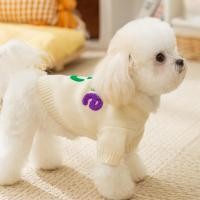 ราคา Autumn and Winter Korean Style Dog Cute Apple Smiley Face Colorful Letter Sweater Sweater Cat Pet Teddy Clothes eqOY (41224428422)