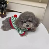 ราคา Autumn and Winter Pet Dog Clothes Christmas Style Elk Clothes Autumn and Winter Fleece Lined Two Leg Clothes Small Dog Bichon Dog Clothes Zjio (51601706317)