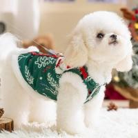 ราคา Puppy Clothes Three Dimensional Accessories Christmas Vest Bichon Chihuahua Small Dog Autumn and Winter Thickened Pet Coat H1P6 (28893657896)
