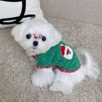 ราคา Christmas New Maltese New Dog Warm Small Sweater Autumn and Winter Cat Clothes Pet Knitwear for Autumn and Winter Ku4H (40226650114)
