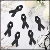 ราคา เข็มกลัดริบบิ้น เข็มกลัดไว้อาลัย โบว์ขาวดำ โบว์ไว้ทุกข์ 10 ชิ้น แสดงความเคารพ กิจกรรมรำลึก (53450513551)