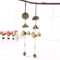 ราคา กระดิ่งลมเรียกทรัพย์ เครื่องประดับฮวงจุ้ย ระฆังลมโชคดี โมบายช้าง โลหะ ทองแดง สไตล์โบราณ ตกแต่งสวน (43626744924)