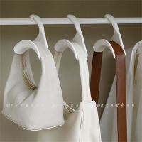 ราคา ตะขอแขวนกระเป๋า Arch กระเป๋าที่เก็บไม้แขวนเสื้อปากกว้างตู้เสื้อผ้าแบบแขวนสไตล์เกาหลีเรียบง่าย Anti Crinkle เข็มขัด Tie ผ้าพันคอผ้าไหมชั้นวางหมวก (22431910664)