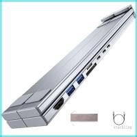 ราคา Star อลูมิเนียม Type C Hubs พร้อม 4K USB3 0 และ Type C 3 หลายพอร์ตถ่ายโอนข้อมูล USB C Splitter Multiport Expander (56800895299)