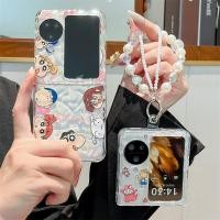 ราคา เคสโทรศัพท์แบบพับได้สําหรับ Oppo Find N2 N3 Flip พับโปร่งใส Crayon Xiaoxin สร้อยข้อมือเคสโทรศัพท์ TPU แบบแข็ง (26103937925)
