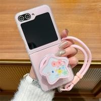 ราคา เคสโทรศัพท์แบบพับได้สําหรับ Samsung Galaxy Z Flip6 Flip5 Flip4 Flip3 สองด้าน IMD สีชมพูห้าชี้ star วงเล็บแม่เหล็กเชือกมือ hard tpu เคสโทรศัพท์ (41008009645)