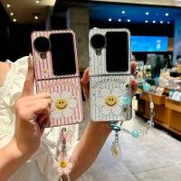 ราคา เคสโทรศัพท์แบบพับได้สําหรับ Oppo Find N2 N3 สร้อยข้อมือดอกทานตะวันชุบหนังพลิกเคสโทรศัพท์ TPU แบบแข็ง (44352421193)