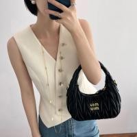 ราคา เสื้อกั๊กแฟชั่นเต็มรูปแบบของผู้หญิงจับคู่ V Neck กางเกงในแขนกุดแจ๊กเก็ตชุดกางเกงขาสั้นผู้หญิง (25757845831)