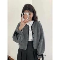 ราคา French sweater coat for women s autumn and winter 2024 sweet retro knitted cardigan top (28417908720)