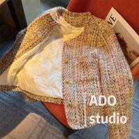 ราคา 2025 ฤดูใบไม้ร่วงฤดูหนาวสไตล์ใหม่สีแดงทอสไตล์ชาแนลลงแจ็คเก็ตระดับไฮเอนด์หนาทวีดแจ็คเก็ตผู้หญิงอินเทรนด์ (24889389415)