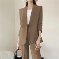 ราคา Spring and autumn suit suit for women 2025 new style Korean style street casual fashion temperament professional suit for women (42163752898)