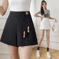 ราคา Shorts high waist slimming suit women s summer 2024 new casual and fashionable thin hot pants wide leg pants (29351721818)