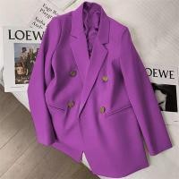 ราคา Blazer women ฤดูใบไม้ผลิฤดูใบไม้ร่วงเสื้อผ้าเสื้อสูทหลวมผู้หญิงสบายๆทุกการแข่งขันฤดูใบไม้ร่วงเกาหลีการค้าต่างประเทศสีชมพูสูทด้านบน (28455716396)