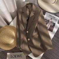 ราคา 2024 new spring and autumn casual suit short suit outer women s Korean small khaki suit (26908726863)