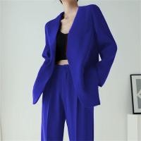 ราคา Temperament goddess fan suit set 2024 autumn suit with suit casual loose simple coat for women (29159637967)