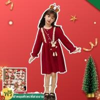 ราคา 1 8 ปีสาวคริสต์มาสชุด 2025 ปีใหม่ชุดสีแดงชุดเจ้าหญิงเด็กทารก ก เส้น ชุด (54250547997)