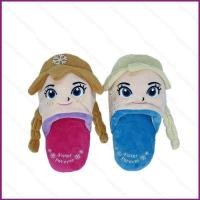 ราคา รองเท้าแตะในร่มสำหรับเด็ก จากผ้าฝ้ายนุ่มและอบอุ่น ลายFrozen Elsa Anna (54852087245)