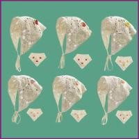 ราคา ผ้าพันคอกลมและหมวกผ้าโพกหัว สไตล์เกาหลีแฮนด์เมด ออกแบบสามเหลี่ยมตกแต่งด้วยสตรอเบอร์รี่และเชอร์รี่ (27143590926)