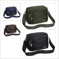 ราคา กระเป๋าลำลองสำหรับบุรุษกระเป๋าสะพายไหล่ลายเส้นทแยงมุมกันน้ำสีทึบกระเป๋าป้องกันคราบสกปรก st001 (19877343120)