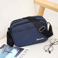 ราคา กระเป๋าลำลองสำหรับบุรุษกระเป๋าสะพายไหล่ลายเส้นทแยงมุมกันน้ำสีทึบกระเป๋าป้องกันคราบสกปรก ST004 (24462178167)