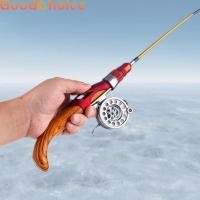 ราคา เบ็ดตกปลาขนาดกระทัดรัดพร้อมอุปกรณ์ควบคุมและด้ามจับลายไม้ (57350874575)