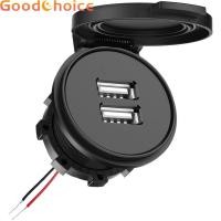 ราคา Dual USB Car Charger ชาร์จสองอุปกรณ์พร้อมกัน IP67 กันน้ําและฝุ่น (54600889121)