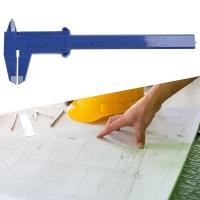 ราคา ดี 0 150 มม เวอร์เนียคาลิปเปอร์ Double Rule Scale พลาสติกความลึกความสูงเครื่องมือวัด (46350102002)
