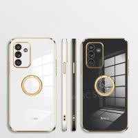 ราคา เคสโทรศัพท์ เคส Samsung Galaxy S25 Edge FE ดีไซน์ใหม่ซิลิโคนชุบด้วยไฟฟ้าป้องกันเลนส์ปกอ่อนพร้อมขาตั้งแหวนรูปแบบนาฬิกา (40270419075)