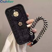ราคา เคสโทรศัพท์ Honor X9d 4G 5G เคสดีไซน์ใหม่สไตล์เรโทร ลายดอกกุหลาบผ้าสักหลาด 3D ดอกคามิเลีย ซิลิโคนกันกระแทก ฝาหลังแบบนิ่ม พร้อมสายคล้อง (50150568054)