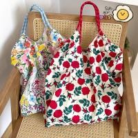 ราคา กระเป๋าผ้าลายดอกกุหลาบ สไตล์วินเทจ ขนาดใหญ่ พร้อมสายสะพาย (28209001602)