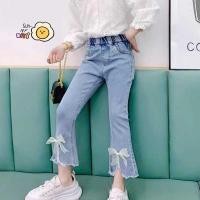 ราคา กางเกงยีนส์ขายาว เด็กหญิงเเฟชั่น กหางเกงยีนส์ขายาวเด็กผู้หญิง กางเกงยีนส์เด็ก (22269348506)