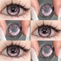 ราคา 1 00 6 00 2 ชิ้น กล่อง สีฟ้า สีเขียวที่มีสีสันคอนแทคเลนส์ปีขัด 14 0 14 5 มม คอนแทคเลนส์ 134 (29080006780)