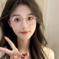 ราคา แว่นเกรด มีเกรด 75 125 175 225 275 325 375 425 475 525 575แว่นสายตาสั้นผู้หญิงรุ่นนักเรียนที่มีมูลค่าสูงป้องกันแสงสีฟ้าแสดงใบหน้ากระจกแบนขนาดเล็กธรรมดา (27730016362)