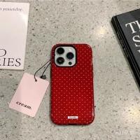 ราคา เคสโทรศัพท์ เหมาะสําหรับ iPhone 7 8 X XS XR XSMAX 11 12 13 14 15 16 17 Pro max Plus Air ปีใหม่สีแดงสีขาวลายจุดกันกระแทกกันกระแทกกันกระแทกกันกระแทกเคสรวมทุกอย่าง 81LJ (51250248704)