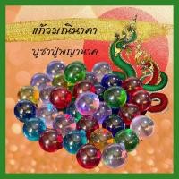ราคา ลูกแก้วมณีนาคา ชุดละ 9 ลูก ลูกแก้วบูชาปู่พญานาค มีสีตามวันเกิด พญานาค ลูกแก้วสี หินพญานาค ดวงตานาคราช (15047722177)