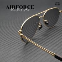 ราคา AirForce แว่นสายตายาว 25 ถึง 500 เลนส์บลูบล็อคออโต้ รุ่น แอร์ฟอร์ส T 1165 วัสดุ Titanium ออกแดดเลนส์เปลี่ยนสีเทาดำ (29853495583)