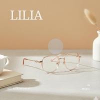 ราคา แว่นตาสายตาสั้น เลนส์บลูบล็อคออโต้ รุ่น Lilia ลิเลีย Z 023 ในร่มเลนส์ใส ออกแดดเปลี่ยนสีเป็นเทาดำ พร้อมกรอบสุดคิ้วท์ (50701878926)