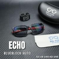ราคา แว่นตาสายตาสั้น เลนส์บลูบล็อคออโต้ รุ่น Echo เอคโค่ 8054 กรองแสงสีฟ้า ในร่มเลนส์ใส ออกแดดเปลี่ยนสีเป็นเทาดำ (28811928095)