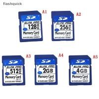 ราคา Flashquick 128MB 256MB 512MB 2GB 4GB การ์ดมาตรฐาน SD ยึดหน่วยความจําดิจิตอล Nice (43368599514)