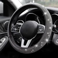 ราคา Flashquick คริสตัลพวงมาลัยรถสําหรับหญิงสาวน ่ ารัก Glitter Steer ล ้ อ Bling Rhinestone เพชรพวงมาลัยรถป ้ องกัน Nice (25529493291)