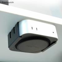 ราคา Flashquick ภายใต้ตารางมินิคอมพิวเตอร์ผู้ถือเดสก์ท็อป PC Mount Stand Bracket สําหรับ Mac Mini M4 M4 Pro 2024 สําหรับ Mac Studio อุปกรณ์เสริม Nice (44168612012)