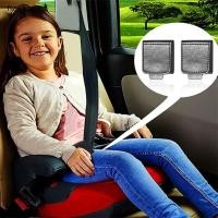 ราคา Flashquick Car Seat Belt Adjuster สีดํา PU หนังเข็มขัดนิรภัย Limiter คลิปคงที่ Anti stretching คอ Belly อุปกรณ์ตกแต่งภายในรถยนต์ Nice (41068602856)