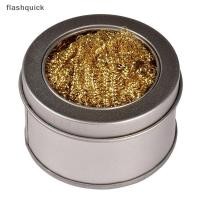 ราคา Flashquick Welding Solder Solder Iron Tip Cleaner ทําความสะอาดลวดเหล็กพร้อมขาตั้งชุด Nice (52800814409)