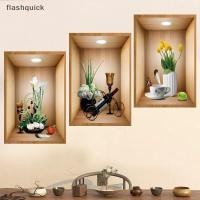 ราคา Flashquick 3 ชิ้น เซ็ต กระถางต้นไม้ แจกัน และสติกเกอร์ติดผนัง สำหรับห้องนอน ห้องนั่งเล่น และเนอสเซอรี่ (52200824211)