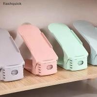 ราคา Flashquick ปรับเก็บคู่หนาชั้นวางรองเท้าชั้นถาดรองเท้าในครัวเรือนประหยัดพื้นที่รองเท้า Organizer ตู้รองเท้าชั้นวาง Nice (47700849000)