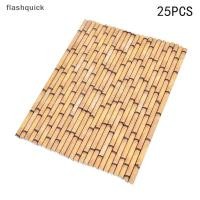 ราคา Flashquick 25 ชิ้นหลอดกระดาษไม้ไผ่พิมพ์ฟางฮาวาย Jungle Tropical ไม้ไผ่พิมพ์ Nice (44276129647)