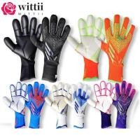 ราคา ถุงมือผู้รักษาประตู 1 คู่ ถุงมือผู้รักษาประตูยางลาเท็กซ์แบบหนาป้องกันนิ้ว กันลื่นผู้ใหญ่เด็กถุงมือฟุตบอลระบายอากาศ (56551605560)