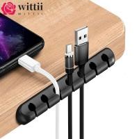 ราคา ที่เก็บสายไฟ WITTII ที่ม้วนเก็บสาย USB สีดําแบบยืดหยุ่น ซิลิโคนเดสก์ท็อป Tidy ลวดสําหรับเมาส์คีย์บอร์ดหูฟังป้องกัน (44501625887)
